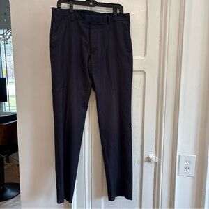 Banana Republic Navy Modern Slim Fit Italian Made Dress Pants Men's Size 33x34